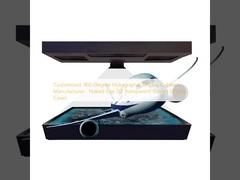 Customized 360-Degree Holographic Display Cabinets Manufacturer , Naked-Eye 3D Transparent Screen Display Cases