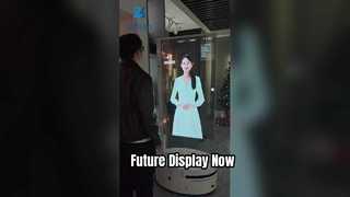 Transparent OLED AI Digital Human Display