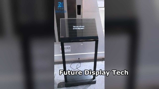 30 Inch Transparent OLED Display Window Advertising Player