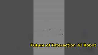 Transparent OLED Robot AI Virtual Elevator Companion