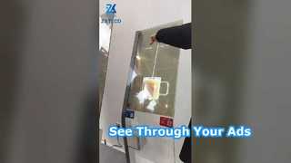 Transparent OLED Display Stand for Supermarkets