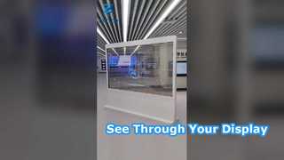 55-calowa przezroczysta ściana wideo OLED